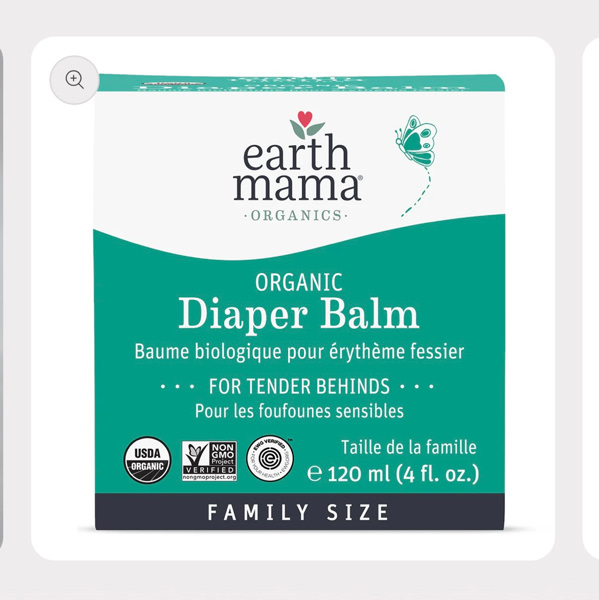 Organic Diaper Balm | Earth Mama