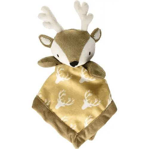 Levtex Home - Baby Deer Security Blanket - Soft and Cuddly Lovey - Plush - Tan, Taupe, Brown - Nursery Gift