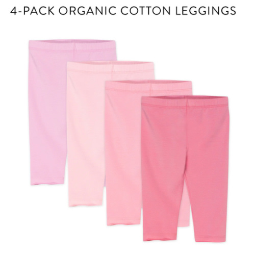 4-Pack Organic Cotton Leggings | Honest Baby Clothing