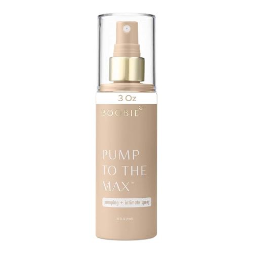 Boobie Pump to the Max Hands-free Dual-Purpose Breast Pumping & Intimate Spray | Increase Milk Supply & Ease Postpartum Discomfort During Pumping & Intimacy | Pregnancy & Beyond, 3 oz