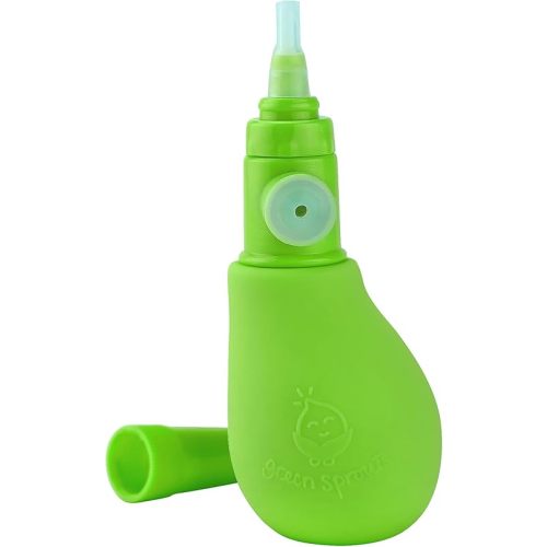 green sprouts green sprouts Ware Nasal Aspirator Made from Plants + Silicone, Green