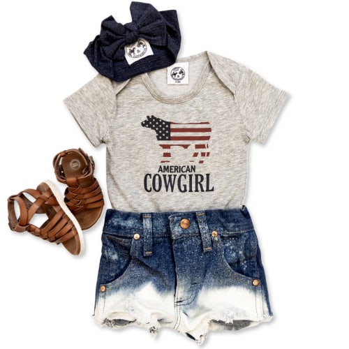 American Cowgirl Onesie