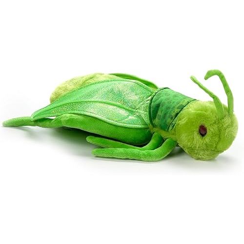 The Petting Zoo Grasshopper Stuffed Animal Plushie, Gifts for Kids, Wild Onez Insect Animals, Green Grasshopper Plush Toy, 12 inches