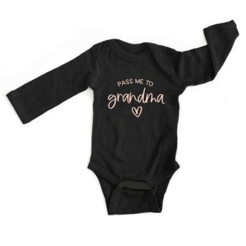 The Juniper Shop Pass Me To Grandma Long Sleeve Bodysuit