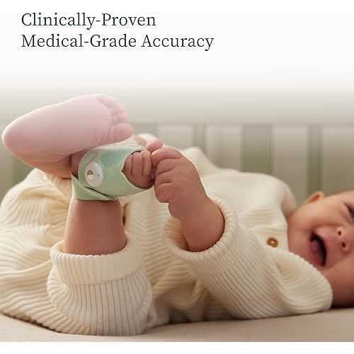 Owlet Dream Sock® - FDA-Cleared Smart Baby Monitor - Track Live Pulse (Heart) Rate, Oxygen in Infants - Receive Notifications