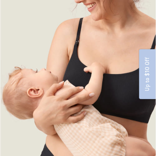 Ribbed Scoop Nursing Bralette