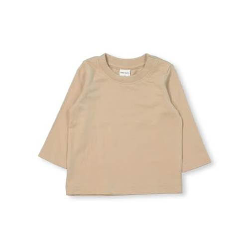 Medium Brown Baby Cotton Long Sleeve Plain Tee | Best&Less™ Online