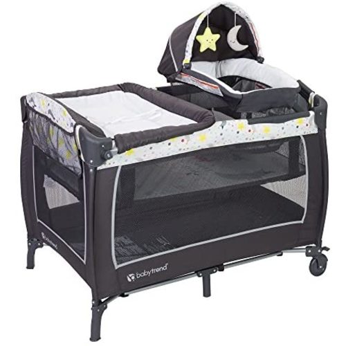 Baby Trend Lil Snooze Deluxe 2 Nursery Center, Twinkle Twinkle Moon