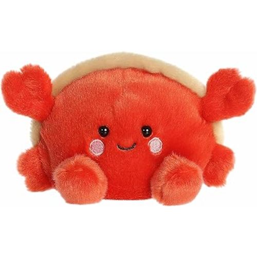 Aurora® Adorable Palm Pals™ Tide Hermit Crab™ Stuffed Animal - Fun Collectible Plush for Kids and Adult Collectors - Perfect for Decorating Rooms and Birthday Gifts - Red 5 Inches