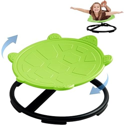 Turtle Spinning Chair for Autistic Kids – Kids Sensory Swivel Chair, Sit and Spin Toy for Balance & Coordination, Autism & ADHD Sensory Spinner Seat, Non-Slip Design, 360° Rotating (Blue)