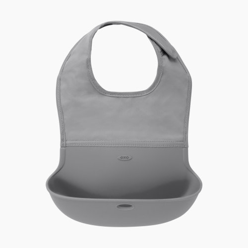OXO Tot Roll Up Bib - Grey
