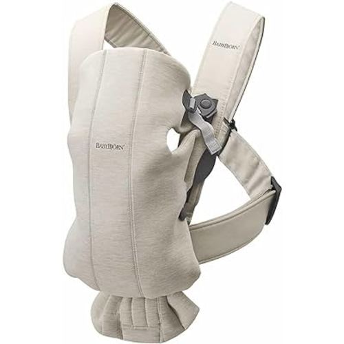 BabyBjörn Baby Carrier Mini, 3D Jersey, Light Beige