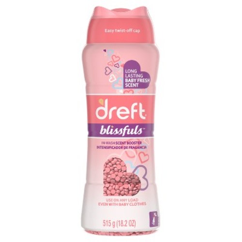 Dreft Blissfuls Baby Fresh Scent In-Wash Scent Booster Beads, Size: 18.2oz