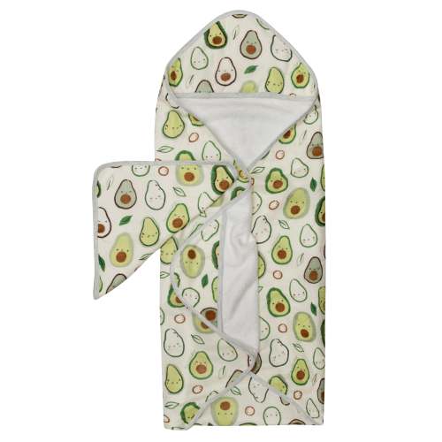 Hooded Towel Set - Avocado