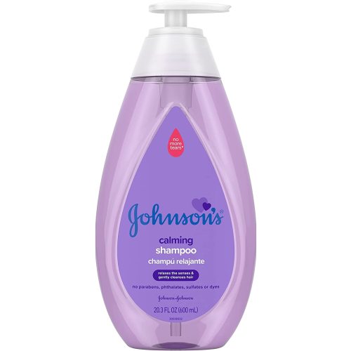 Johnson's Baby Calming Baby Shampoo with Soothing NaturalCalm Scent, Hypoallergenic & Tear-Free Baby Hair Shampoo, Free of Parabens, Phthalates, Sulfates & Dyes, 20.3 fl. oz