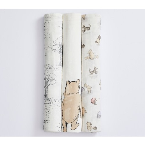 Disney's Winnie the Pooh Organic Muslin Swaddle Set