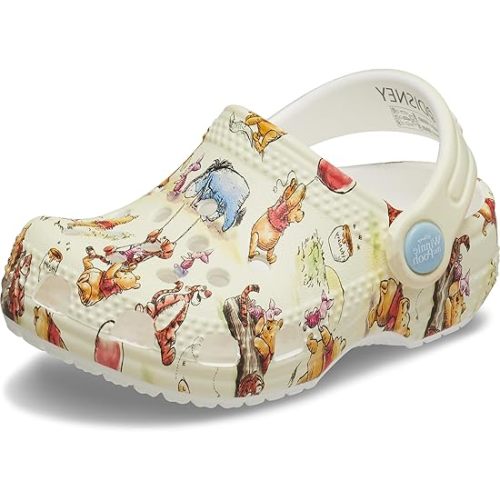 Crocs Unisex-Child Infant Littles Clogs, Baby Shoes for Girls and Boys, Winnie The Pooh, 2-3 Infant