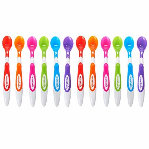 Munchkin 12 Piece Soft-Tip Infant Spoons - 12 Count