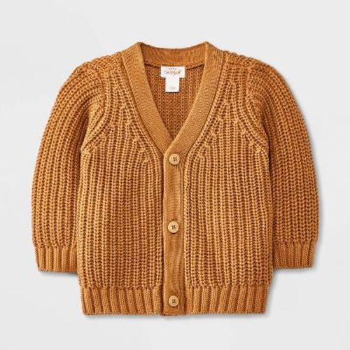 Baby Cardigan Sweater - Cat & Jack™ Light Brown Newborn