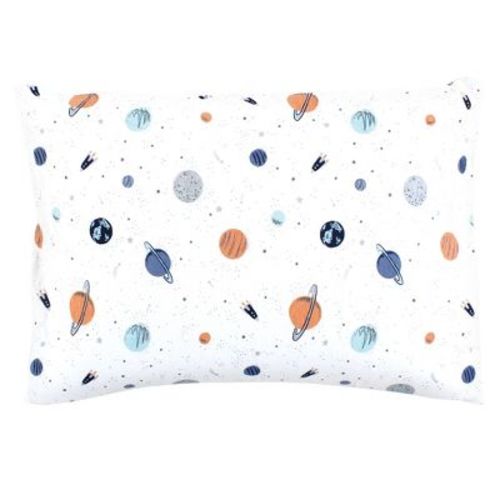 Hudson Baby Infant Boy Cotton Toddler Pillow Case, Space, One Size