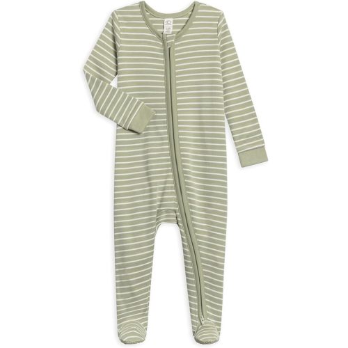 Colored Organics Baby Organic Cotton Peyton Zip Up Footed Sleeper