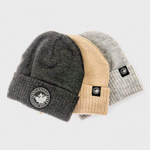 Canada Weather Gear Infant Beanie Hat Set – 3-pack, Cozy Knit Winter Hats For Babies