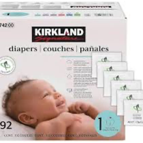 Kirkland Signature Diapers Sizes 1-2