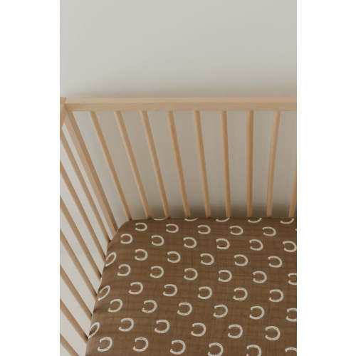 Muslin Crib Sheet | Giddy Up