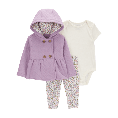 Baby 3-Piece Floral Little Jacket Set - Carter's | Carter's