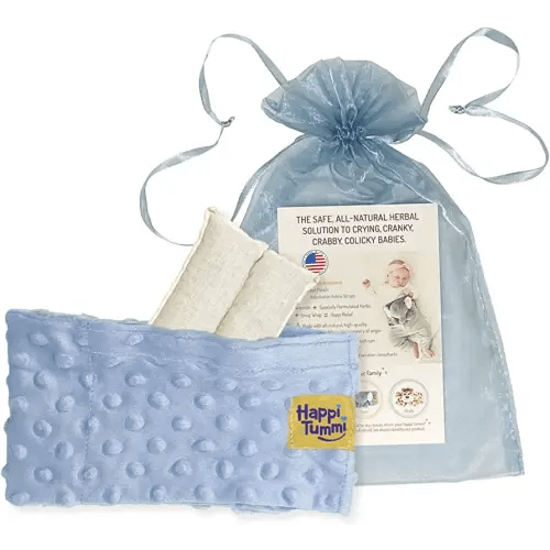 Colic and Gas Relief for Babies and Infants- Heated Belly Wrap for Newborns - Aromatherapy Wrap for Upset Tummy and Constipation