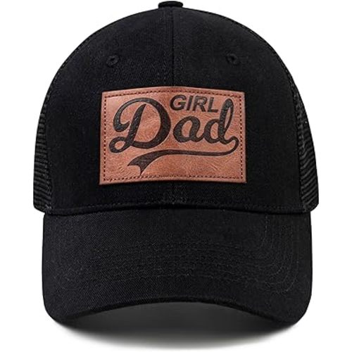 Girl Dad Daddy Hat - Adjustable Baseball Cap for Men, Girl Dad Hats for Father's Day, Unique Girl Dad Gifts, Dad Hats for Men, Stylish and Comfortable Girl Dad Cap Black