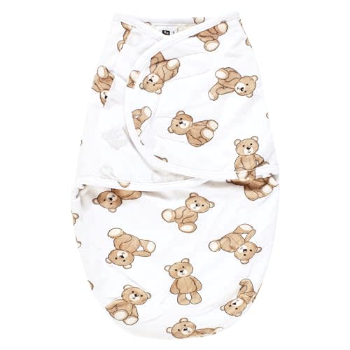 Hudson Baby Unisex Plush Faux Fur Swaddle Wrap, 0-3 Months