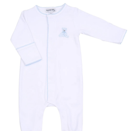 Magnolia Baby Boy My Teddy Footie - Blue