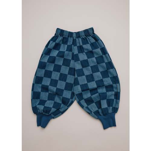 Murphy Checkerboard Balloon Denim Trouser – Claude & Co