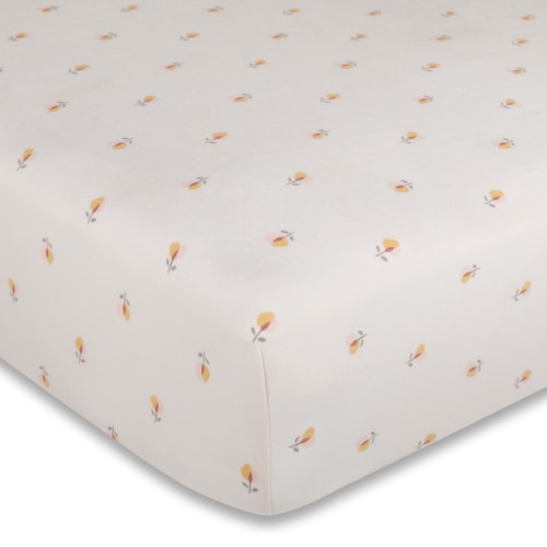 Little Star Organic Girls 1 Pk Pure Organic Cotton Crib Sheets