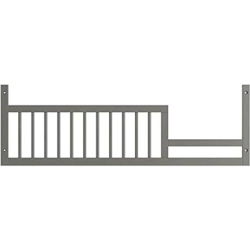 Child Craft Toddler Bed Guard Rail Converts Surrey Hill and Cranbrook 4-in-1 Convertible Cribs into Toddler Bed, Made of Pinewood, Non-Toxic Finish (Lunar Gray)