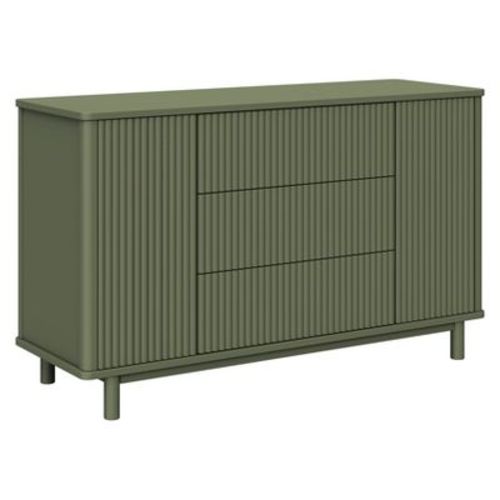 Babyletto Pogo Tambour Assembled Dresser - Olive