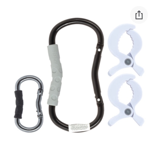 Nuby Handy Hook Stroller Organizer Set (4 Pack)