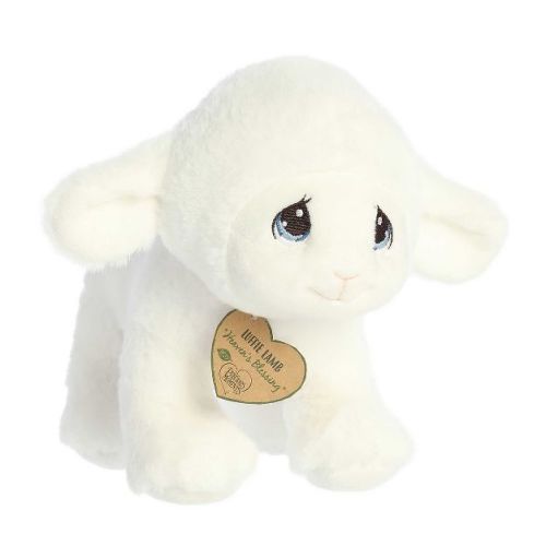Aurora Small Luffie Lamb Precious Moments Inspirational Stuffed Animal White 9"