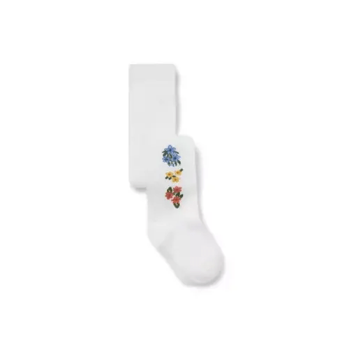 Baby White Baby Floral Tight by Janie and Jack