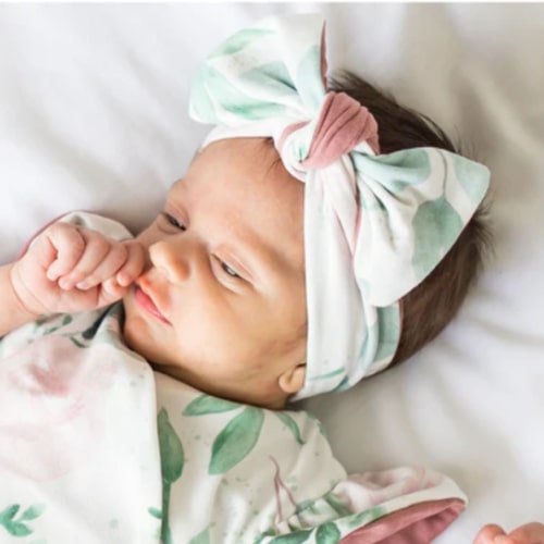 Newborn Headband for Girl - Newborn Head Wraps | Mama Coco