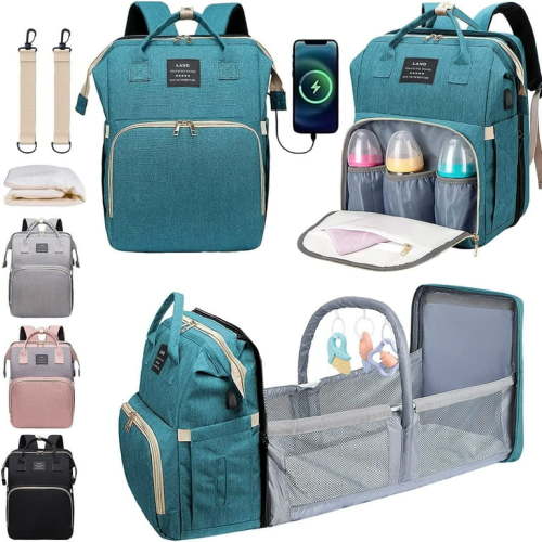 Diaper Bag for Travel, Baby Bag Diaper Bag with Changing Station Baby Girl Boy Waterproof Diaper Bag Backpack