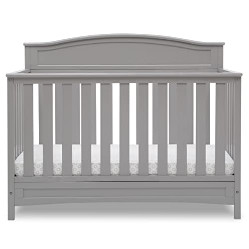 Delta Children Emery 4-in-1 Convertible Baby Crib, Pack of 1, Grey