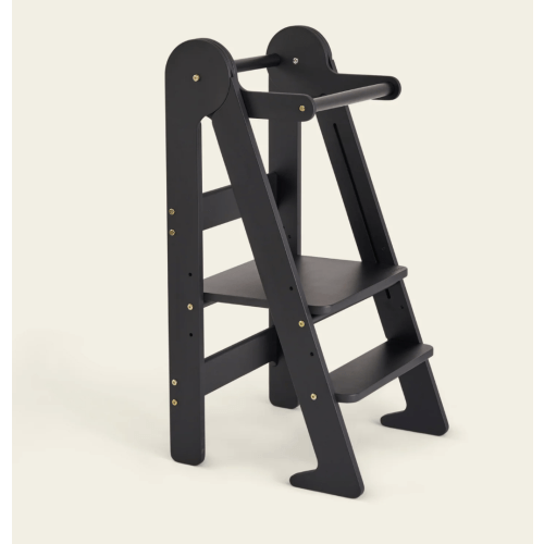 Foldable Toddler Tower - Black
