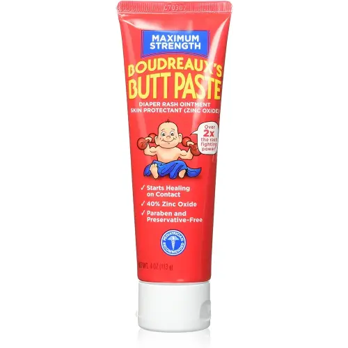 Boudreauxs Maximum Strength Butt Paste - 4 Oz (Pack of 2)