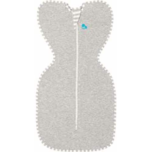 Love to Dream Swaddle UP Self-Soothing Sleep Sack 8-13 lbs., Dramatically Better Sleep, Snug Fit Calms Startle Reflex, 1.0 TOG, Gray, Small