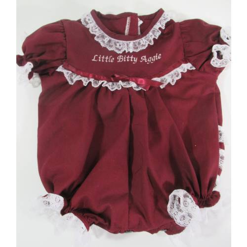 Baby Dress and Bloomers- Tiny Texas A and M Baby