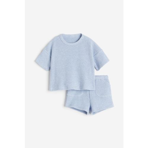2-piece Waffled Jersey Set