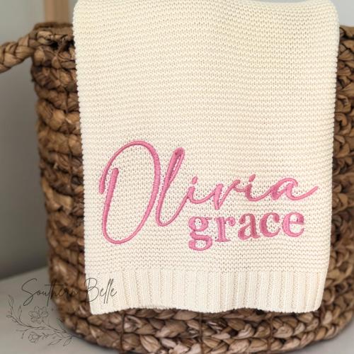 Baby Gift | Personalized Name | Baby Shower | Newborn Baby Gift | Embroidered Baby Gift | Baby Shower Gift | Baby Blanket FAST FREE SHIPPING