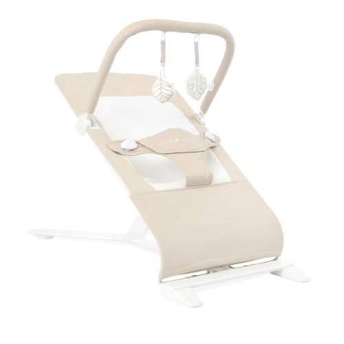 Baby Delight Alpine Deluxe Portable Bouncer, Infant, 0-6 Months, 100% GOTS Certified Cotton Fabrics, Organic Oat